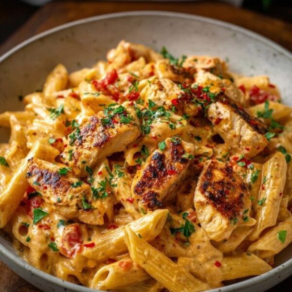 Masala cheese pasta with chicken/500 gram