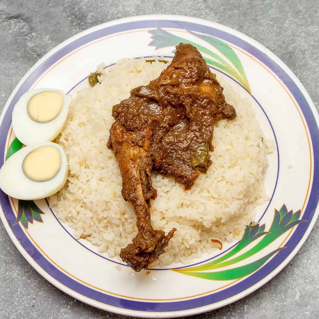 Morog polao(polao + Chicken Roast(shonali murgi) + Boiled Egg) (1.1)